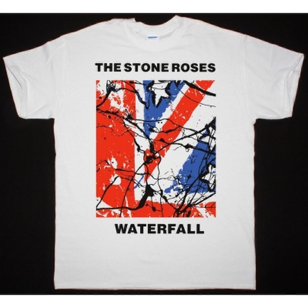 The Stone Roses Waterfall Britpop Classic Fan Graphic T-Shirt